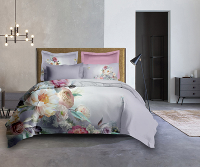 Постельное белье мако-сатин евро 200x220x1 250x270x1 50x70x4 TIS07-822