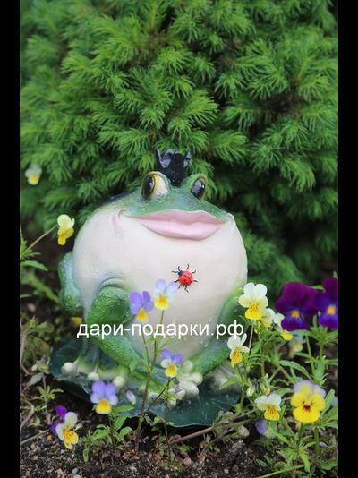 ЛЯГУШКА-ЦАРЕВНА - символ богатства и долголетия !23*17см   0,7кг    полистоун Россия 1087//012259