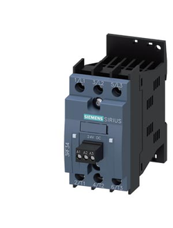 3RF3403-1BD04 3-Ф. ПОЛУПРОВОДНИКОВЫЙ КОНТАКТОР 3RF3 AC53 3.8A 40 ГРАД. С, 48-480V, / 24V DC РЕВЕРСИВНЫЙ, МГНОВЕННАЯ КОММУТАЦИЯ