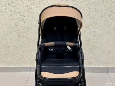 Детская коляска 3 в 1 Luxmom F2 Бежевый (Экокожа)