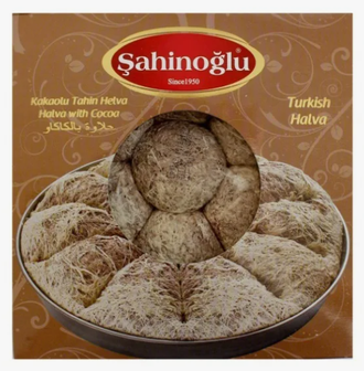 SAHINOGLU КУНЖУТНАЯ ХАЛВА  С КАКАО, 350 ГР