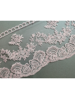 Кружево Blumarine 14см розовый зефир