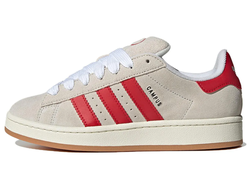 Adidas Campus 00s Crystal White Better Scarlet