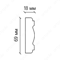 Молдинг SMG43