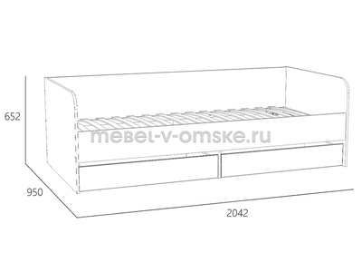 Кровать Морти - 041.38