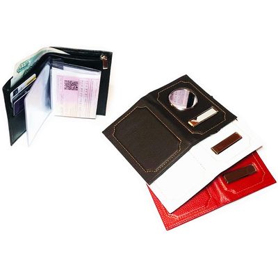 Обложка 4в1 Автодокументы + визитки + кошелёк на молнии + отдел для купюр. Цвет: флоттер коричневый