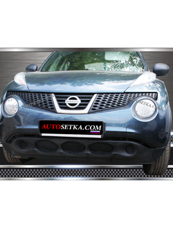 Premium защита радиатора для Nissan Juke (2010-2014) из 3-х частей