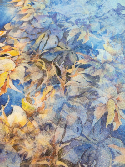 Павловопосадский палантин 10224-13