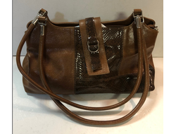 764-2/ Сумка коричневая из кожи, Matiolli