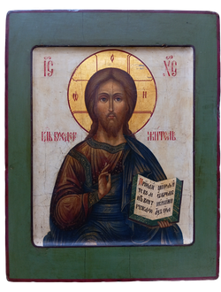 Господь Вседержитель. Спаситель. Рукописная икона