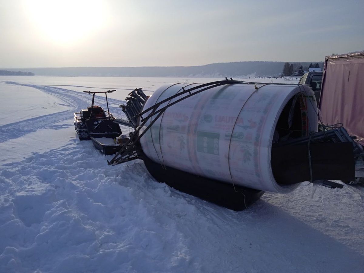 Доставка сотового поликарбоната в зимнее время года