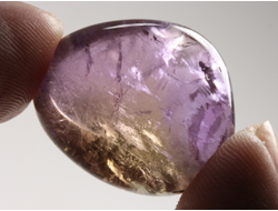 Аметрин, галтовка, Боливия (25*21*13 мм, 9,6 г) №38342