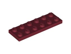 Plate 2 x 6, Dark Red (3795 / 4164177 / 4618986)