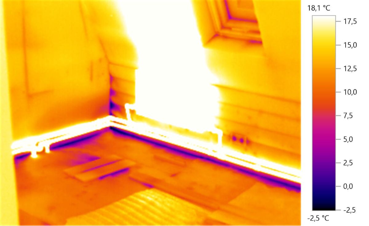 Неразрушающий контроль (термографирование) жилого дома