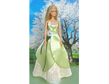 Нежно-зелёное платье для принцессы лесов и полей. (208)