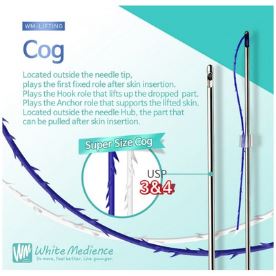 Мезонить стериальная White Ever COG WE Cog LA 19G/100/PCL