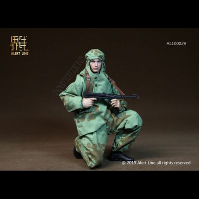 Боец штурмовой инженерно-саперной бригады (ШИСБР) - Коллекционная ФИГУРКА 1/6 scale action figure WWII World War II Soviet Union - assault engineering (AL100029) - Alert Line