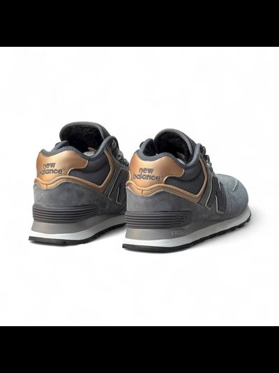 New Balance 574 Encap Grey Gold С Мехом