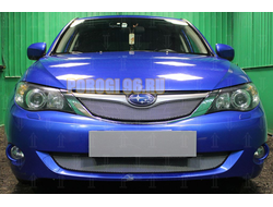 Защита радиатора Subaru Impreza III 2007-2011 chrome низ