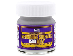 Mr. Hobby: Грунтовка жидкая Mr. Finishing Surfacer 1500 Gray (40 мл.)