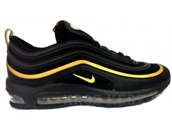 Nike Air Max 97 Чёрные с золотым (40-45) Арт. 028MF-A