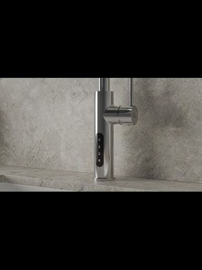 Система мгновенного кипячения воды с газацией и охлаждением 5в1 AQUAHOT ASPEN Chrome (хром)