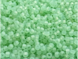 Toho 11/0 144F Ceylon Frosted Celery / Матовый прозрачный сельдерей