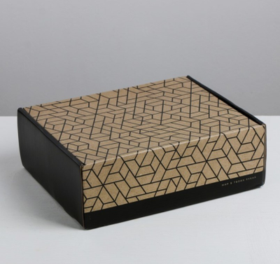 Складная коробка «Мир в твоих руках», 27 × 9 × 21 см