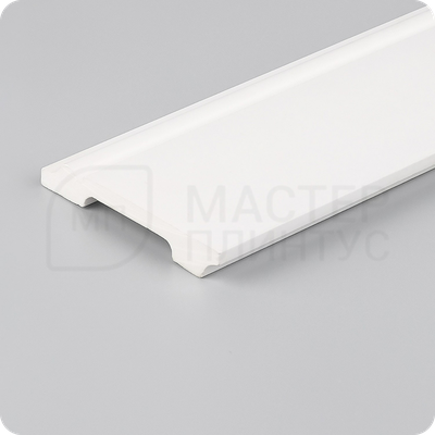 Плинтус из дюрополимера МП4 80х12х2000 мм. покрашенный в цвет RAL