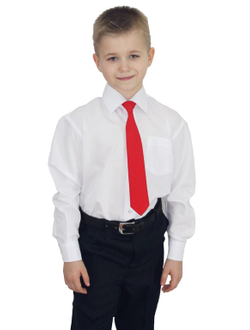 Галстук классика на резинке (красный)