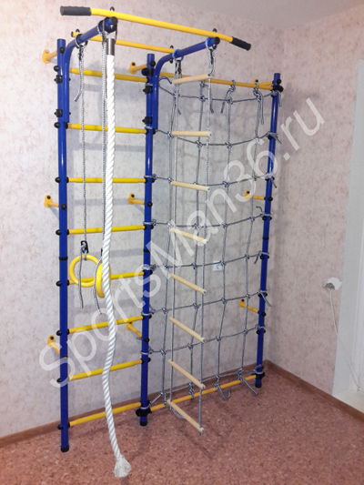 Стойка-сетка “Юный Атлет” пристенная и ДСК Юный Атлет "Пристенный"