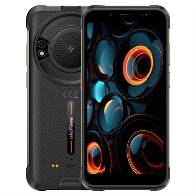 ULEFONE Смартфон Смартфон Ulefone Power Armor 16 Android 13, 8/128ГБ, спортивный телефон с мощными динамиками 8/128 ГБ, черный матовый, хром