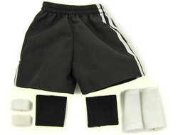 Шорты с наколенниками и напульсниками (комплект для борьбы) 1/6 (OT-006A) - ONETOYS & WORLDBOX