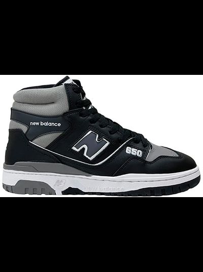 New Balance 650 Black Grey с мехом