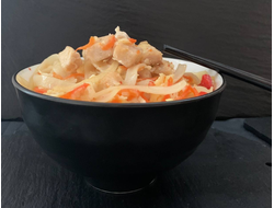 WOK с курицей в терияке соусе