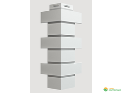 Угол наружный FLEMISH белый 420 мм