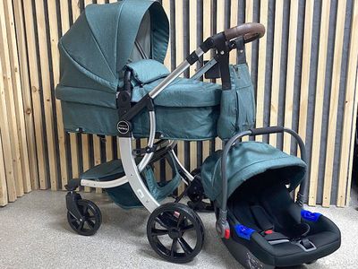 Детская коляска 3 в 1 Farfello Aimile Вечнозеленый