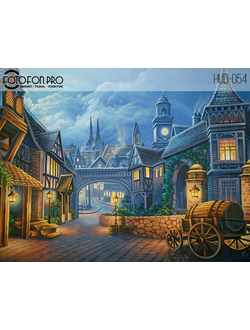 Фотофон виниловый «Вечерний город»