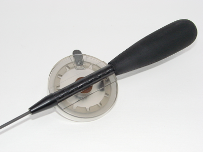 Удочка зимняя 50 Карбон Эва с кнопкой (закрытая) - ПОД ЗАКАЗ!