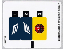 Sticker Sheet for Set 76065 - International Version - 25916/6143838, n/a (76065stk01a)