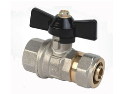 Кран шаровый под обжим 20*1/2" ВР баб. FR401 [3542]