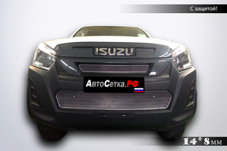 Premium защита радиатора ISUZU D-MAX (2019-2021) из 2-х частей