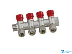 Коллектор для м/п трубы регулирующий 1х16х4 VIEIR в Тамбове