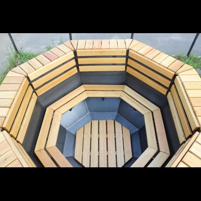 Банный чан на 6 человек 200 х 200 см (внутренние размеры)
