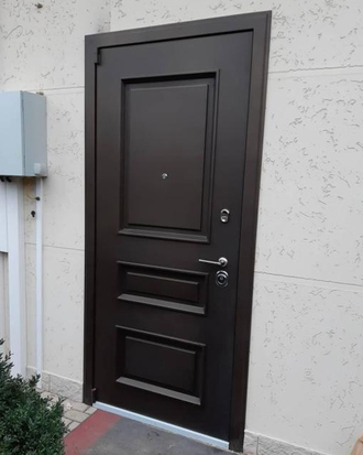 Металлическая входная дверь «Виктория коричневая»