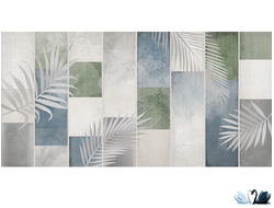 Плитка Azori Bricks Leaf 31,5 х 63 см настенная с рисунком под бетон у Marysя