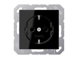 Jung A1520SW Розетка 16А 250V немецкий стандарт, цвет черный