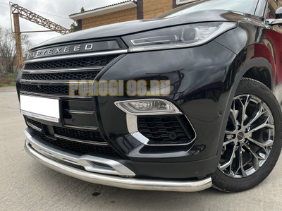 Защита переднего бампера d53 для CheryExeed TXL 2020-