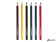 Карандаши цветные утолщенные ЮНЛАНДИЯ «СКАЗОЧНЫЙ МИР», 6 цветов, трехгранные, с ТОЧИЛКОЙ. 181369