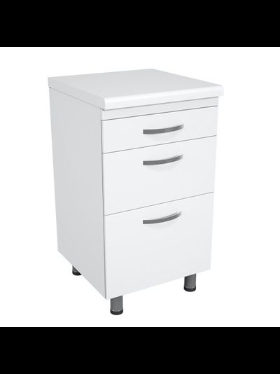 Тумба металлическая с ящиками на опорах ТМЯ-3.0